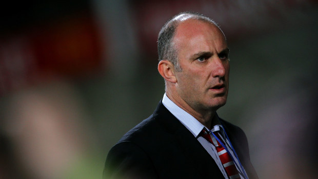 North Harbour coach Liam Barry in 2013.