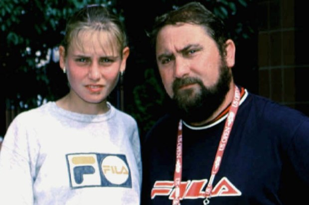 Jelena Dokic and Damir Dokic.