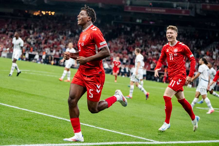 Dorgu scored on his debut for Denmark against Switzerland in the Nations League last year