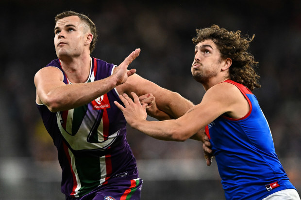 Sean Darcy and Luke Jackson used to be opponents, but now both don the Fremantle purple.