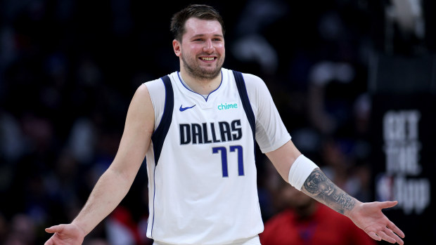 Luka Doncic of the Dallas Mavericks.