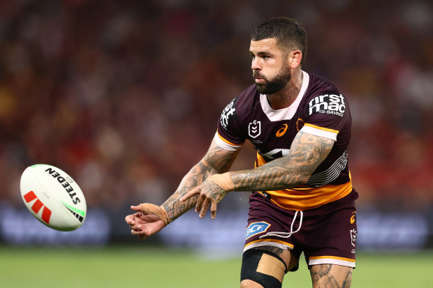 Adam Reynolds on the attack for the Broncos.