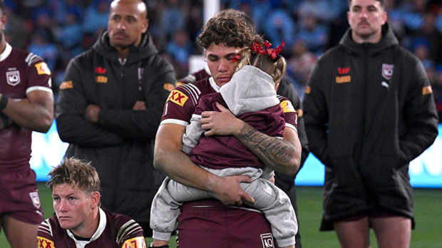 Reece Walsh and daughter 1x1