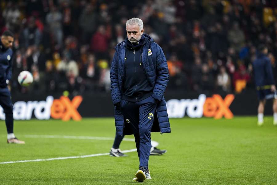 Mourinho during the game
