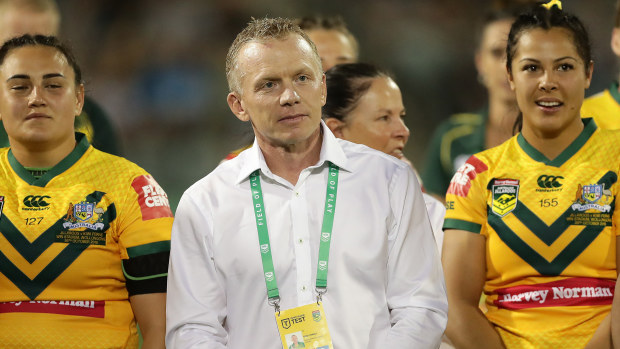 Former Jillaroos head coach Brad Donald.