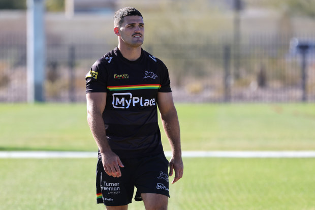 Nathan Cleary of the Panthers in Las Vegas.