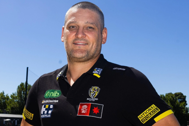 Brendan Fevola is Richmond AFLW's new specialist coach.