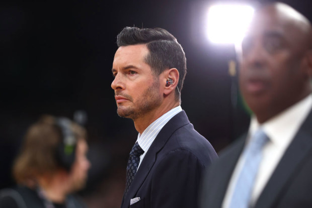 JJ Redick is seen prior to Game Two of the 2024 NBA Finals between the Boston Celtics and the Dallas Mavericks.
