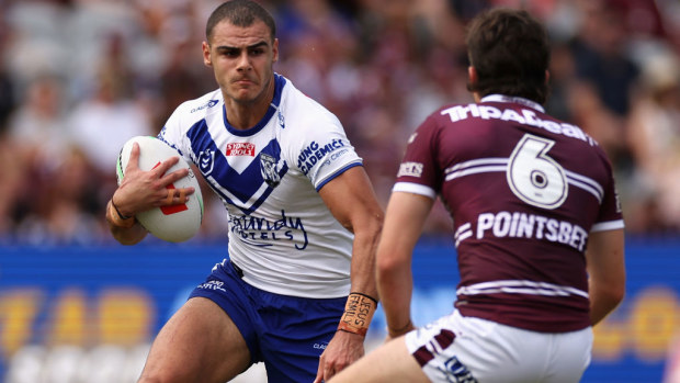 Jacob Kiraz of the Bulldogs 