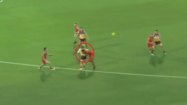 Lombard dropped his shoulder into Levi Ashcroft.