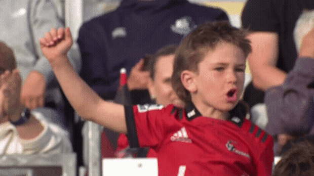 A young Crusaders fan.