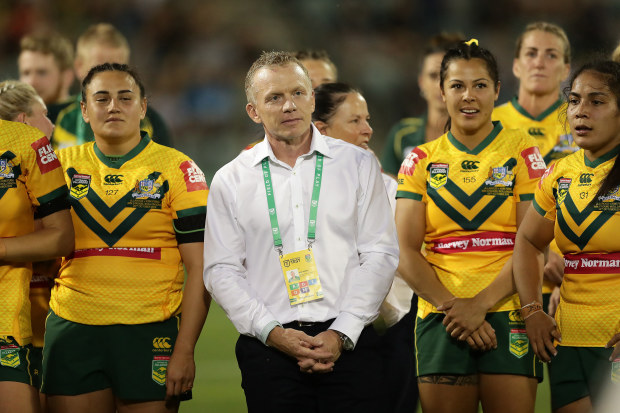 Former Jillaroos head coach Brad Donald.