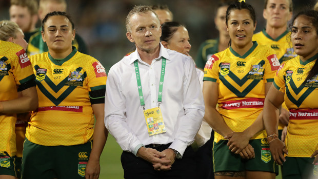 Former Jillaroos head coach Brad Donald.