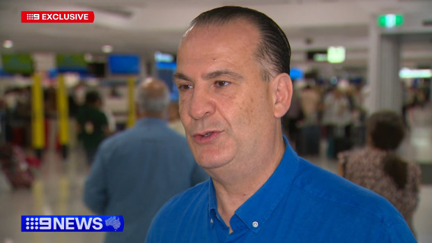 Peter V'landys speaks to 9News at Sydney Airport before jetting out to Las Vegas.