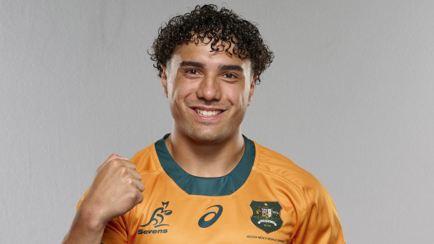 Hadley Tonga poses in Sydney.