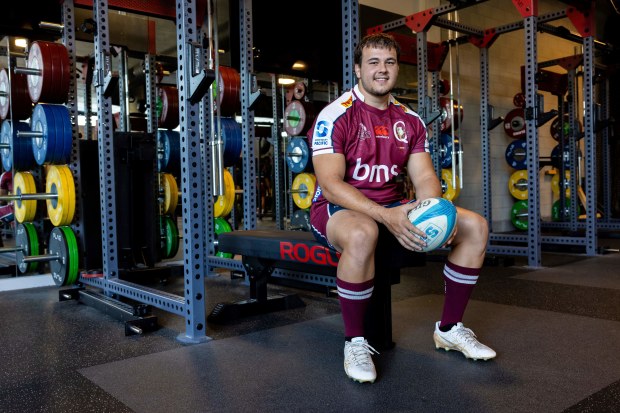 Massimo De Lutiis of the Queensland Reds.