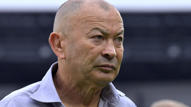 Coach Eddie Jones of Japan at Nissan Stadium.