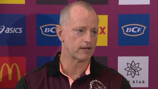 Michael Maguire's first appearance as Broncos coach.
