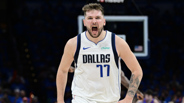 Luka Doncic of the Dallas Mavericks.