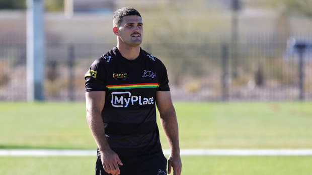 Nathan Cleary of the Panthers in Las Vegas.