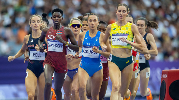 Georgia Griffith at the Paris Olympics.