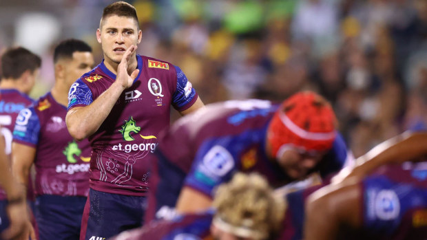 James O'Connor of the Reds at GIO Stadium.