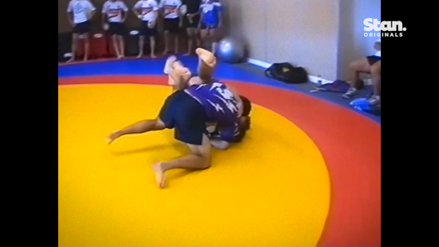 A wrestling session with the Storm.