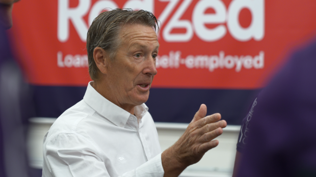 Craig Bellamy laying down the law to his players.