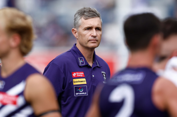 Fremantle coach Justin Longmuir.