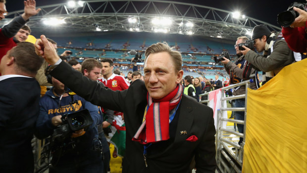 Daniel Craig at ANZ Stadium in 2013 in Sydney.
