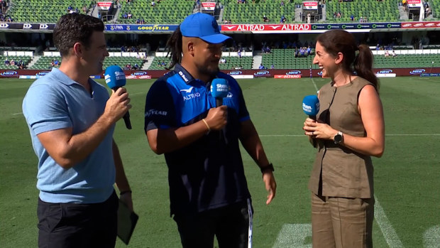 Brandon Paenga-Amosa relives his surf rescue.