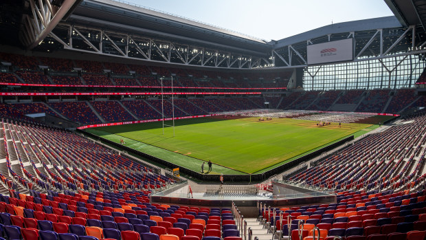 Kai Tak Stadium seats 50,000 and will host the Hong Kong Sevens rugby tournament.