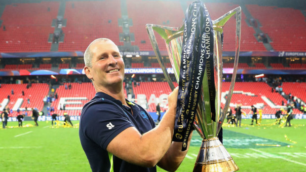 Stuart Lancaster at San Mames Stadium.