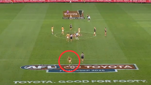 Hawthorn penalised for fielding 19 players against Carlton.