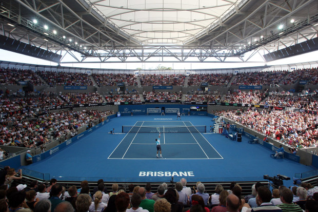 A general view of Pat Rafter Arena.