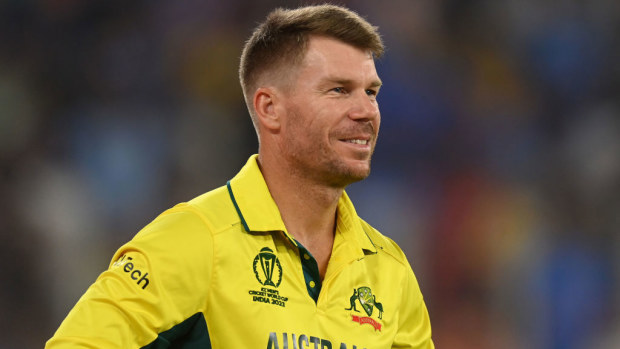 David Warner of Australia.
