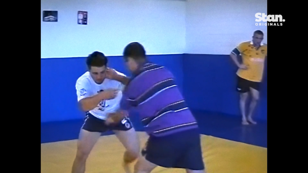 A wrestling session with the Storm.