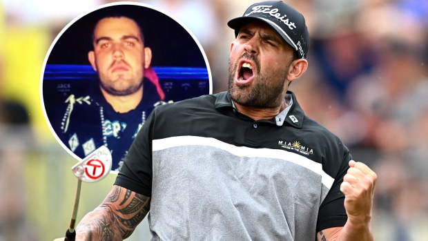 Ryan Peake of Australia celebrates after winning the 2025 New Zealand Open at Millbrook Resort on March 02, 2025 in Queenstown, New Zealand. (Photo by Hannah Peters/Getty Images)