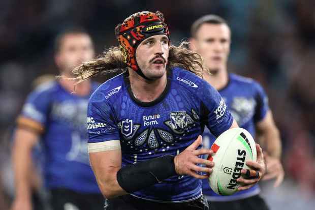 Josh Curran of the Bulldogs.