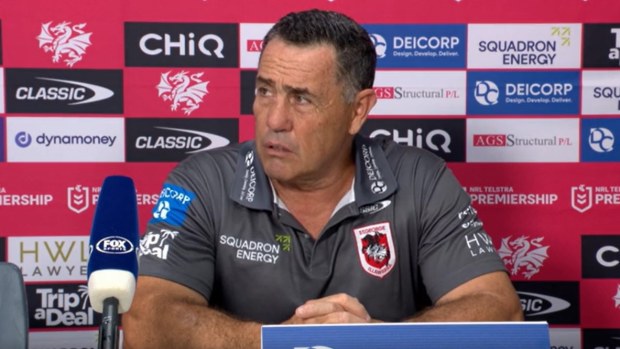 Dragons coach Shane Flanagan.