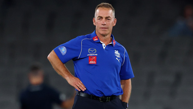 North Melbourne coach Alastair Clarkson.