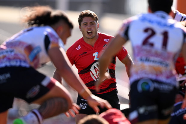 James O'Connor of the Crusaders looks on in Christchurch.