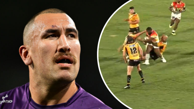 Nelson Asofa-Solomona faces ban for hip drop tackle