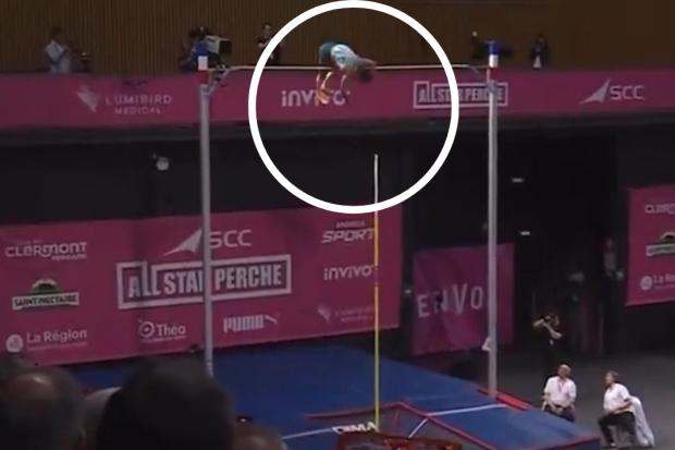 Armand "Mondo" Duplantis soaring to another world record.