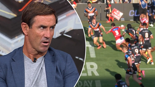 Andrew Johns speaks on the Sunday Footy Show.