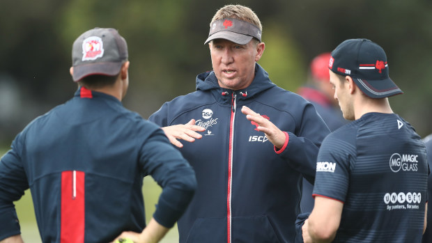 Roosters coach Trent Robinson.