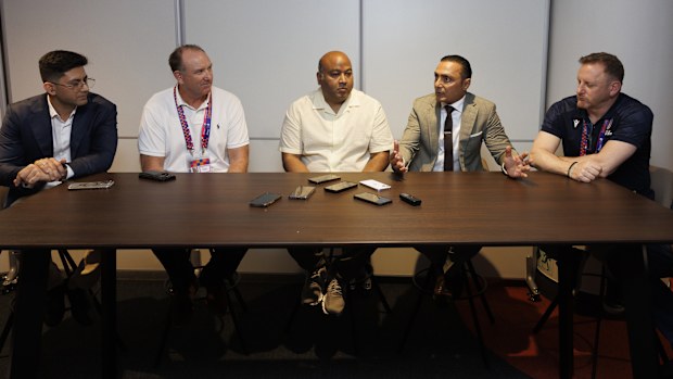 Brett Robinson, Kiran Grandhi, Rahul Bose and Alan Gilpin.