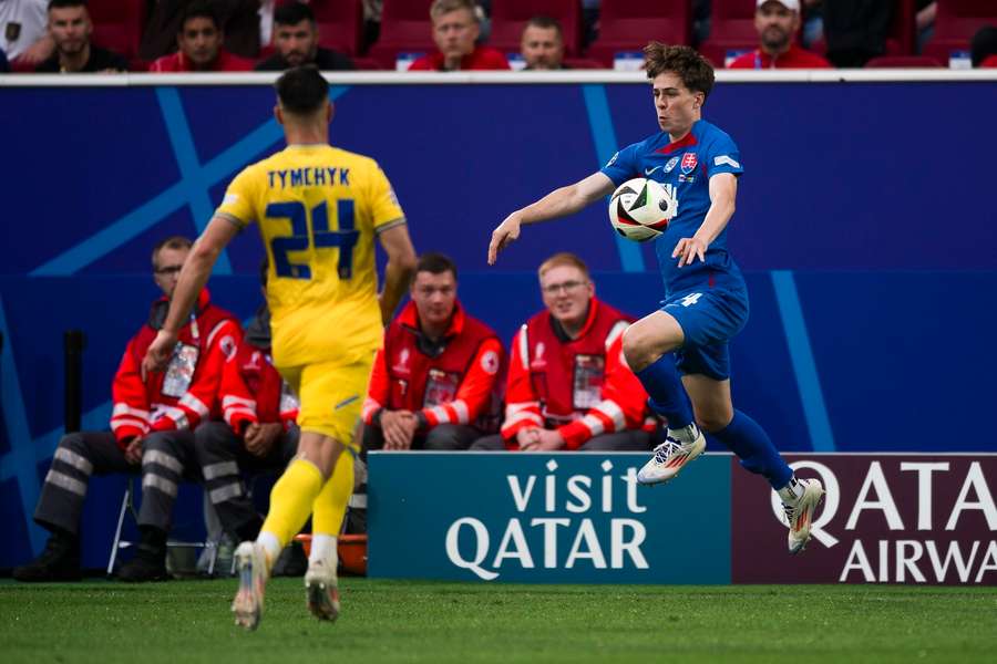 Sauer during the match against Ukraine at the European Championships last summer
