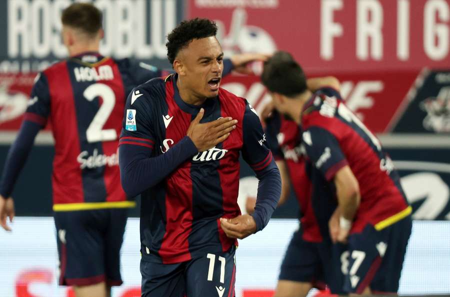 Ndoye celebrates his equaliser