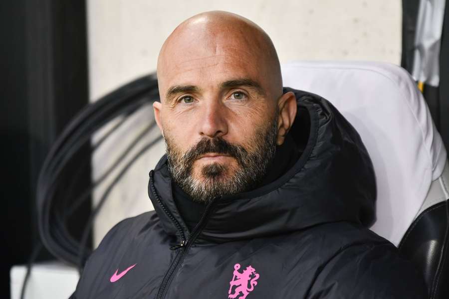Chelsea's first-team head coach Enzo Maresca